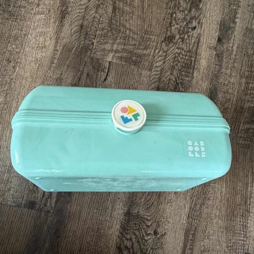 Caboodles On-The-Go Girl Makeup Box, Turquoise on Marble - Picture 1 of 10